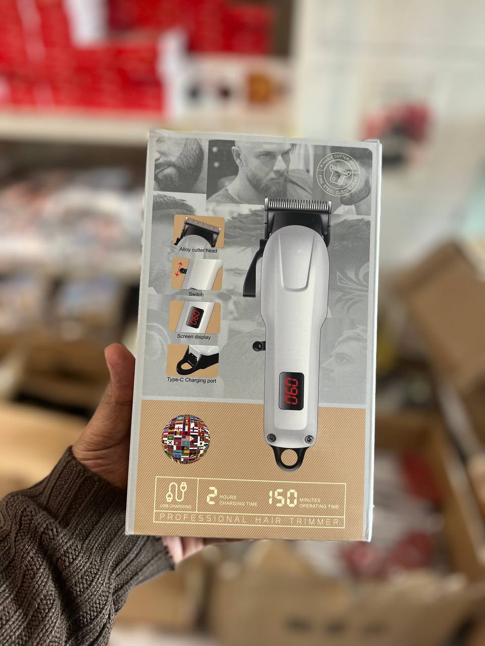 ریش تراش شارژی حرفه ای دیجیتال Professional فروشگاه رامی کالا