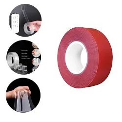 چسب دوطرفه ژله ای 3 سانتی شفاف طول 3 متری