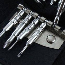 کیف پیچ گوشتی پروفشنال مگنتی 24in1 مدل چرمی